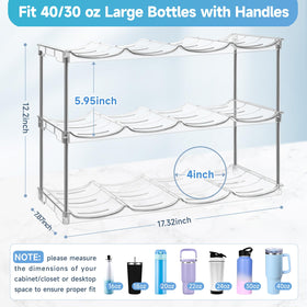 Amaoot PET and stainless steel tube bottle holder for stable slots