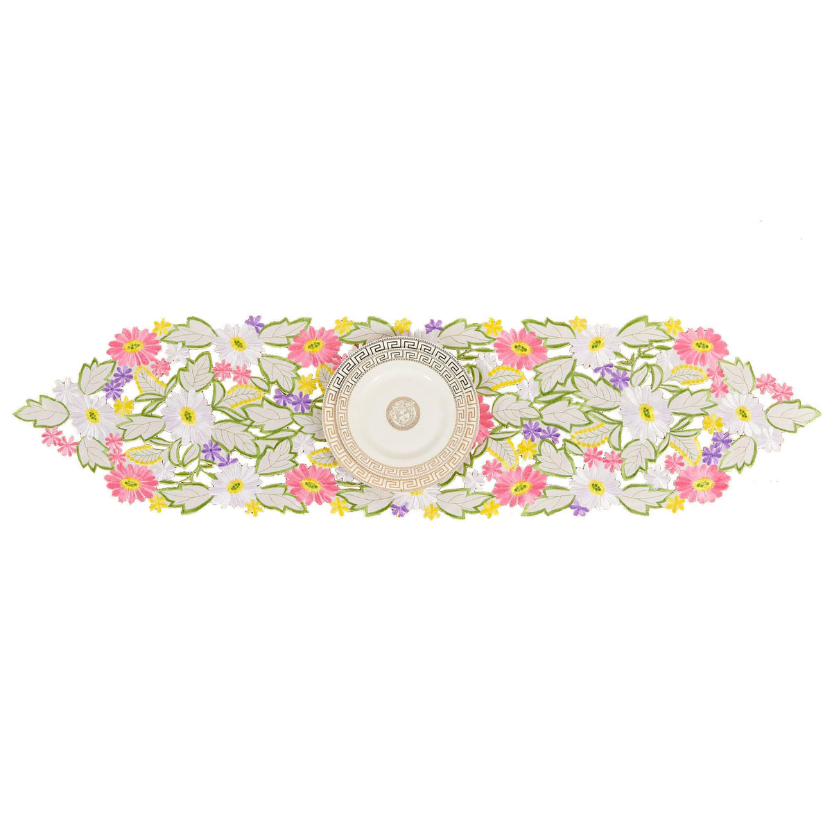 AMARED 13x54 inch polyester table linen adds subtle elegance to tables