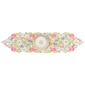 AMARED 13x54 inch polyester table linen adds subtle elegance to tables