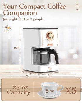 Amaste warming plate maintains warmth after brewing for ready-to-drink cups.