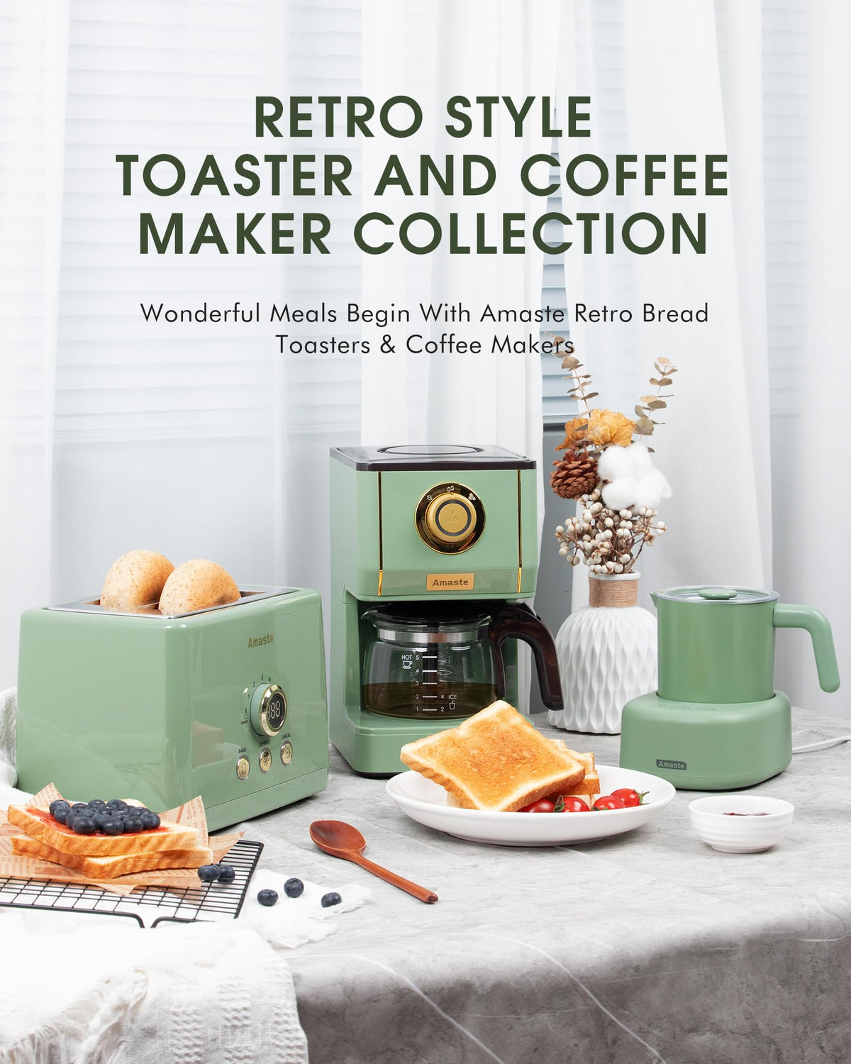 AMASTE cancel function stops toasting anytime.