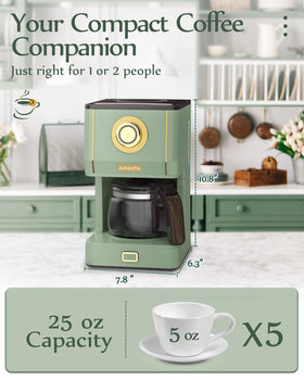 AMASTE warming plate keeps coffee warm after brewing.