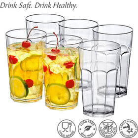 Amazing Abby Affinity 20oz tumbler, stackable design saves cabinet space.