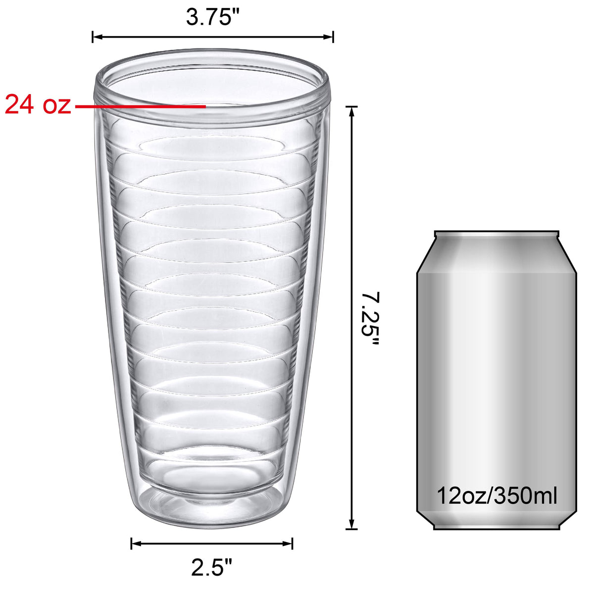 Amazing Abby Alaska tumbler on dishwasher rack, top-rack safe for easy cleaning.