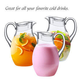 Amazing Abby Bubbly Grand pitcher, fridge-friendly height, fits in most doors.