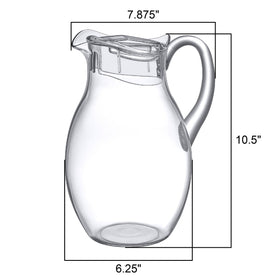 Amazing Abby Bubbly Grand pitcher with lid, keeps drinks fresh and protected.