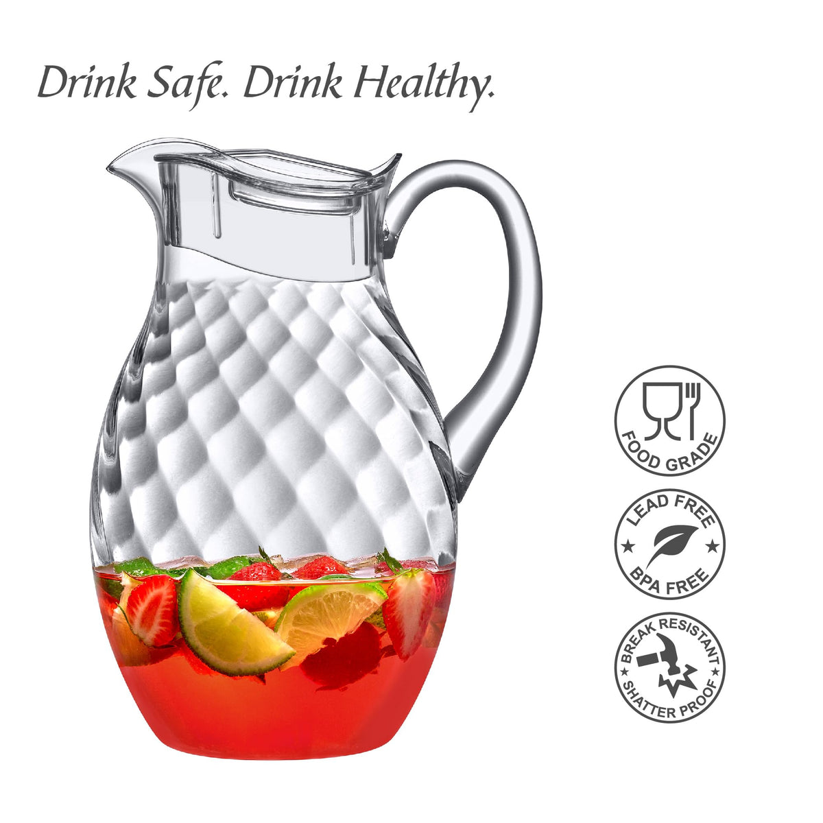 Amazing Abby Bubbly Whirly Grand sturdy handle for comfortable pouring.