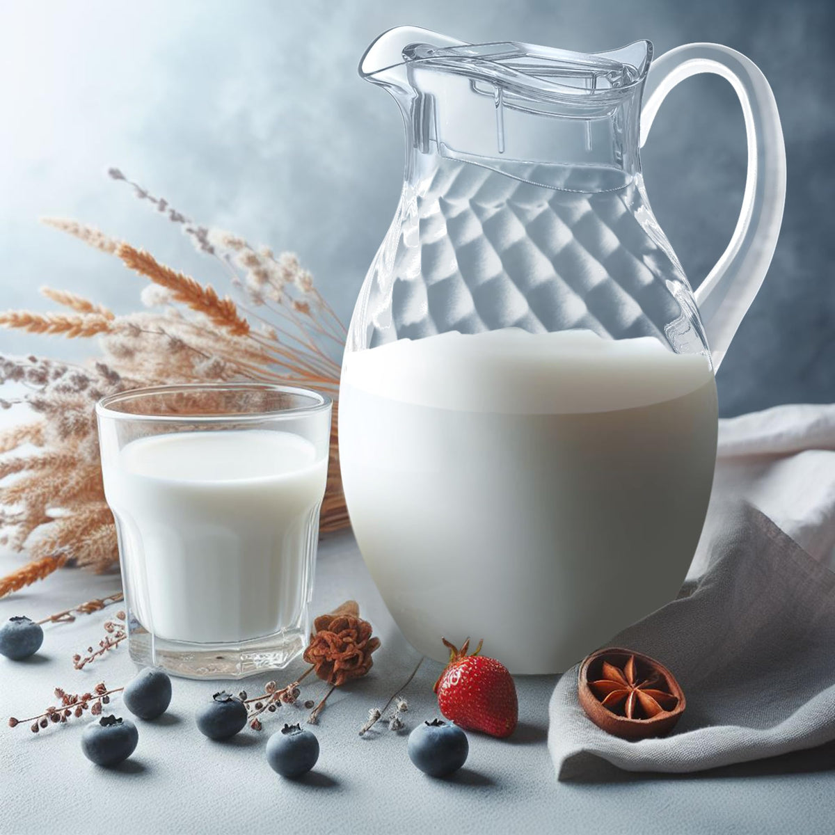 Amazing Abby Bubbly Whirly Grand ice-filled pitcher for refreshing beverages.