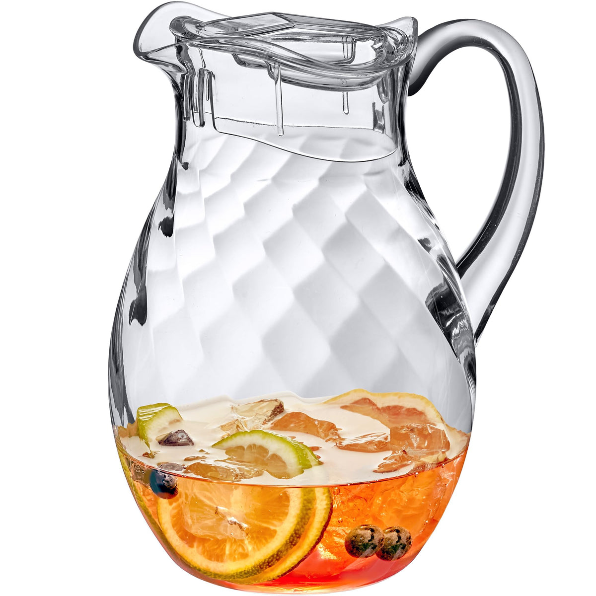 Amazing Abby Bubbly Whirly pitcher close-up lid keeps beverages fresh for serving.