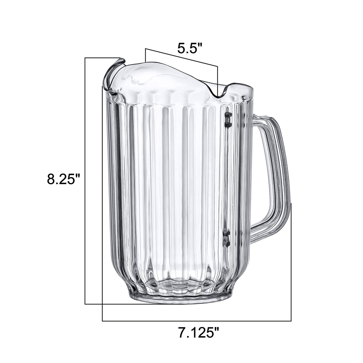 Amazing Abby Cheerly Beerly pitcher dishwasher-safe for easy cleanup.