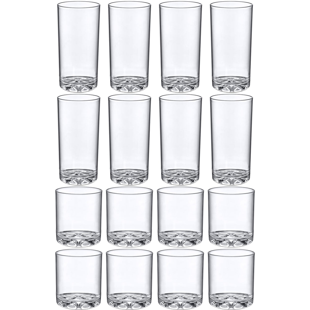 Amazing Abby dishwasher-safe tumbler pack, easy cleanup after meals and events.