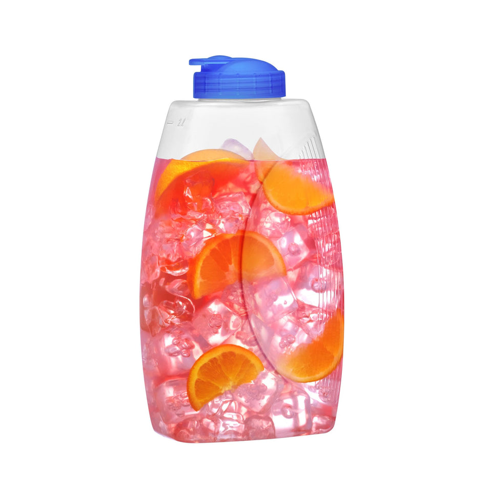 Amazing Abby Fitly 64oz pitcher full for family gatherings and batch drinks.