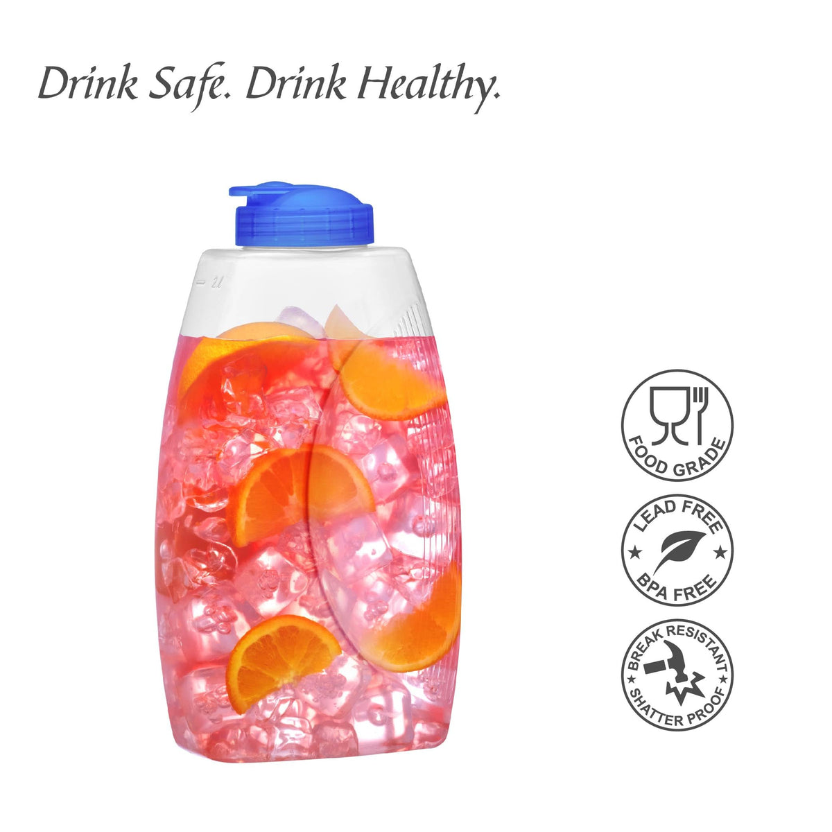 Amazing Abby Fitly fits easily in the refrigerator for chilled drinks.