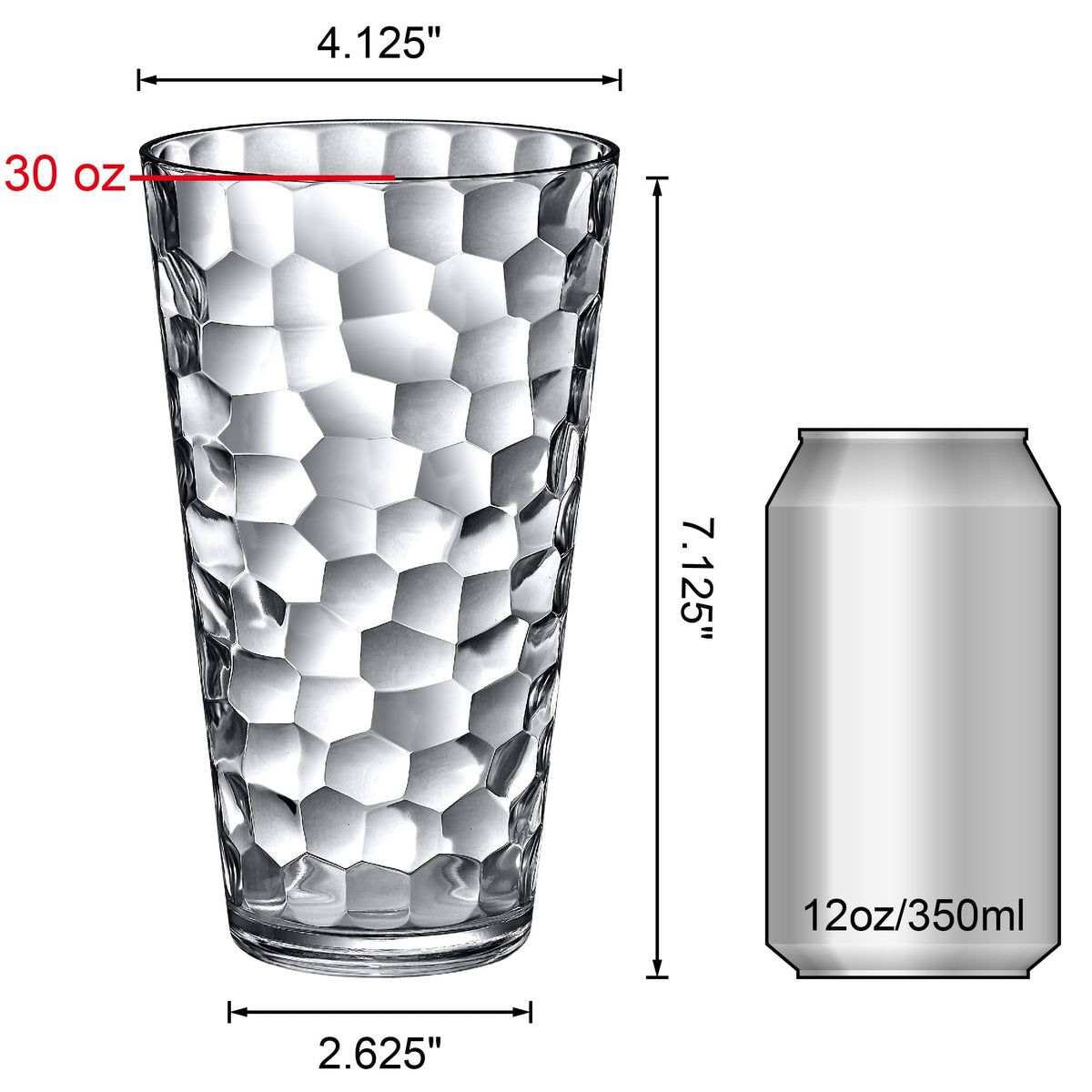 Amazing Abby Iceberg 30oz tumbler in hand shows large capacity for iced drinks.