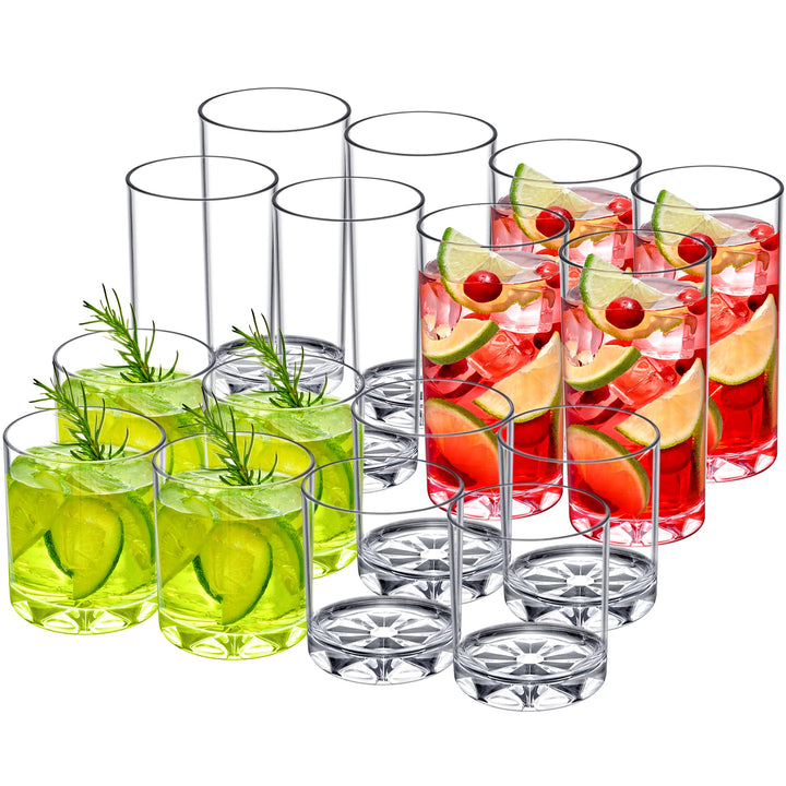 Amazing Abby Liberty 12oz tumbler front view, ideal for cold drinks at gatherings.