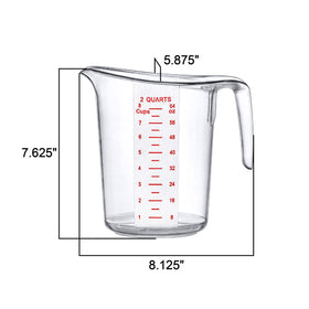 Amazing Abby Melissa embossed imperial and metric markings for fast reading
