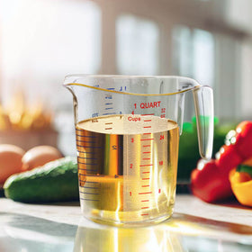 Amazing Abby Melissa measuring cups in 2-cup size with durable unbreakable plastic for daily use.