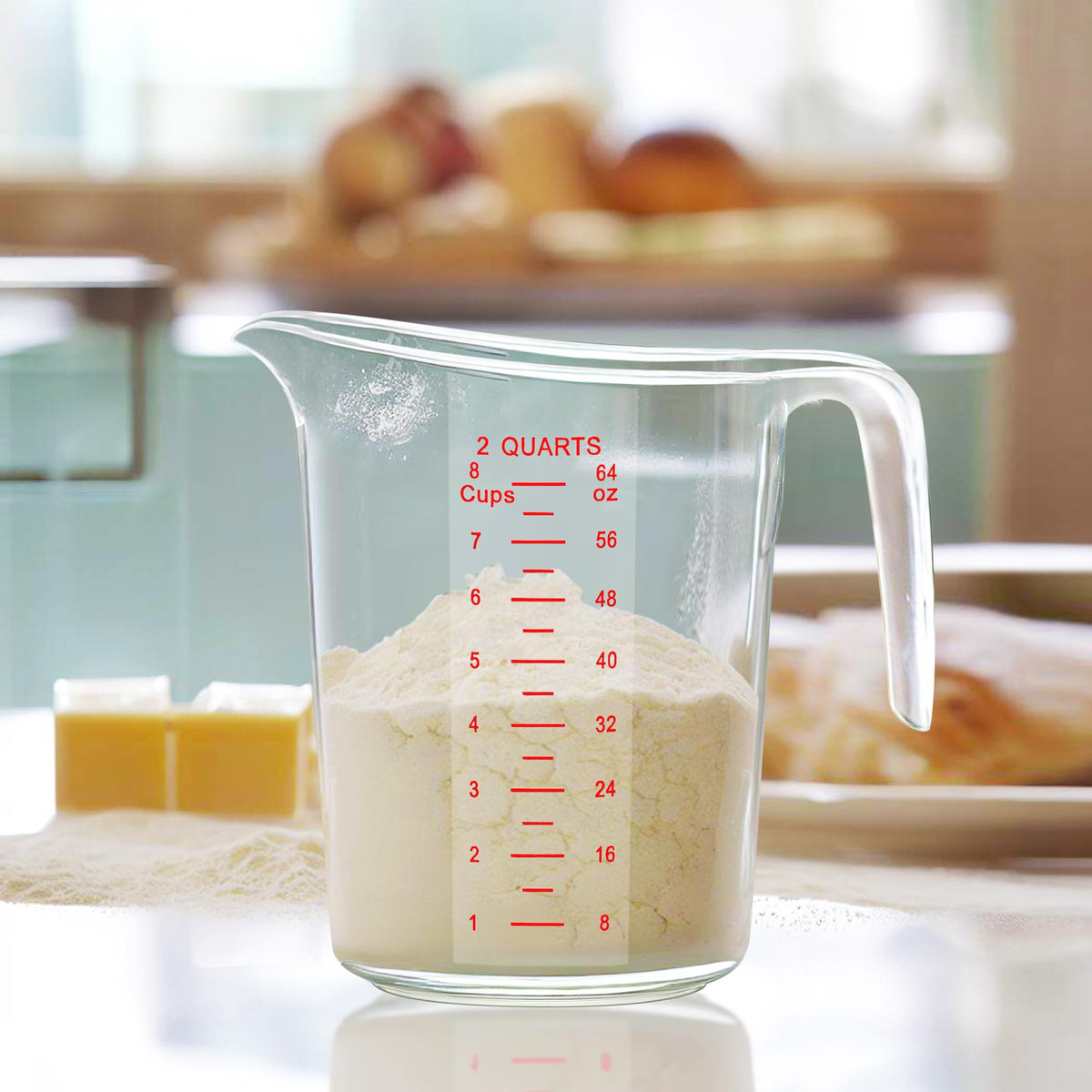 Amazing Abby Melissa polycarbonate pitcher showing dishwasher-safe durability