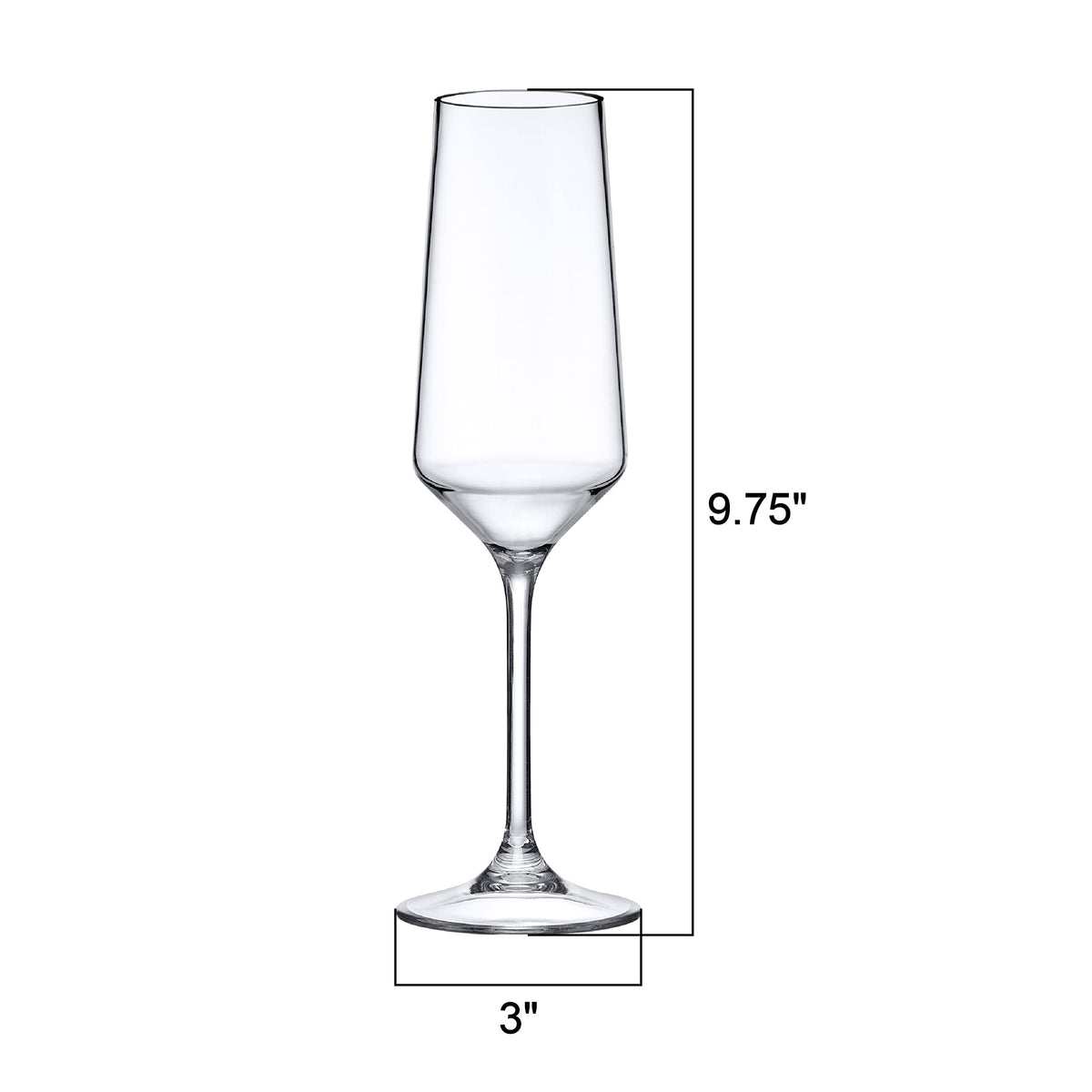 Amazing Abby Stella modern crystal-clear design adds elegance without worry.