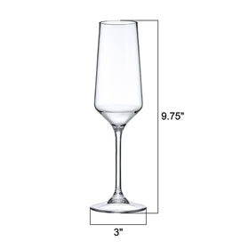Amazing Abby Stella modern crystal-clear design adds elegance without worry.