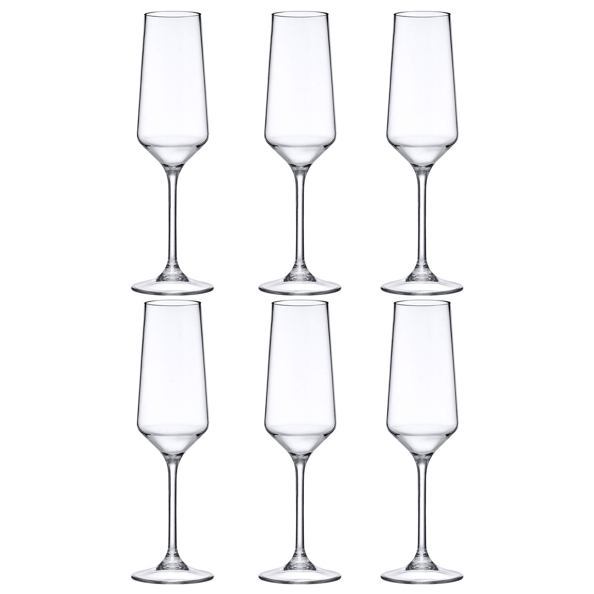 Amazing Abby Stella gift-ready flute set ideal for birthdays and special occasions.