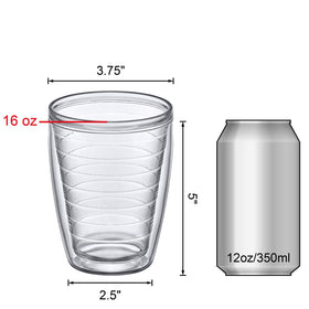 Amazing Abby Alaska 16oz tumbler, dishwasher-safe for easy cleanup.