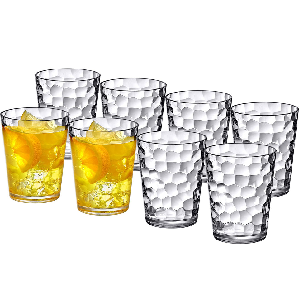 Amazing Abby Iceberg 10oz tumbler set8 with crystal clarity for entertaining.