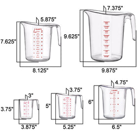 Amazing Abby Melissa 16-cup measuring cup set for bulk prep