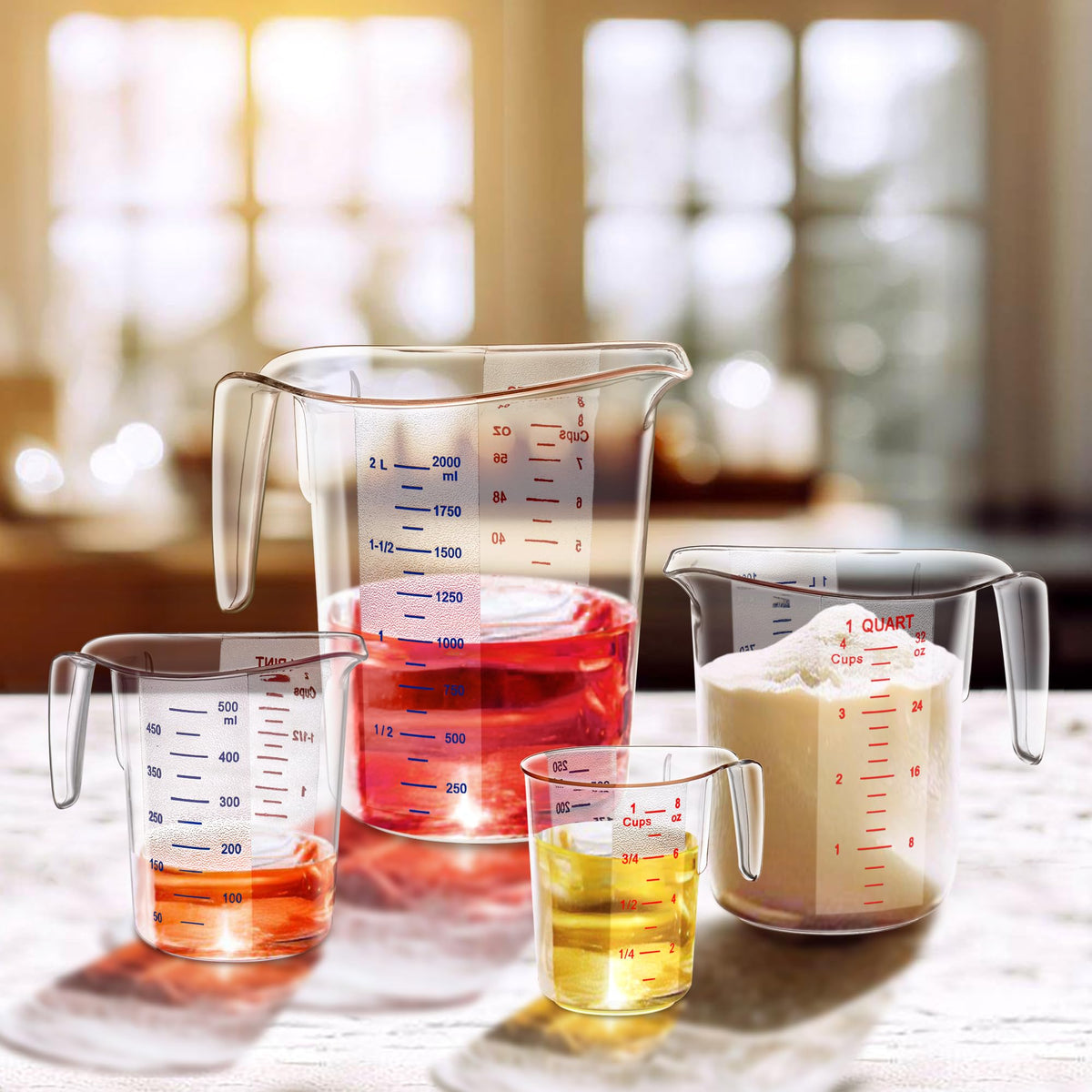 Amazing Abby Melissa 2-cup measuring cup with clear markings
