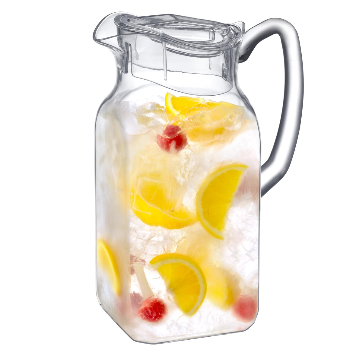 Amazing Abby Quadly 64oz clear pitcher for easy, refreshing drinks.