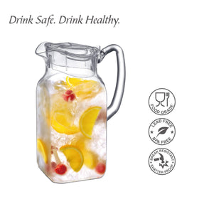 Ideal for iced tea and lemonade with crystal-clear presentation.