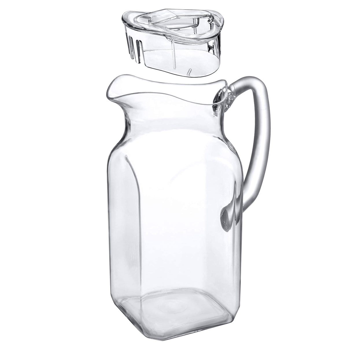 Outdoor-friendly pitcher suitable for picnics, barbecues, and poolside service.