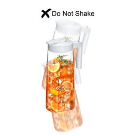 Amazing Abby Slim Tritan Pitcher blue outdoor party setup