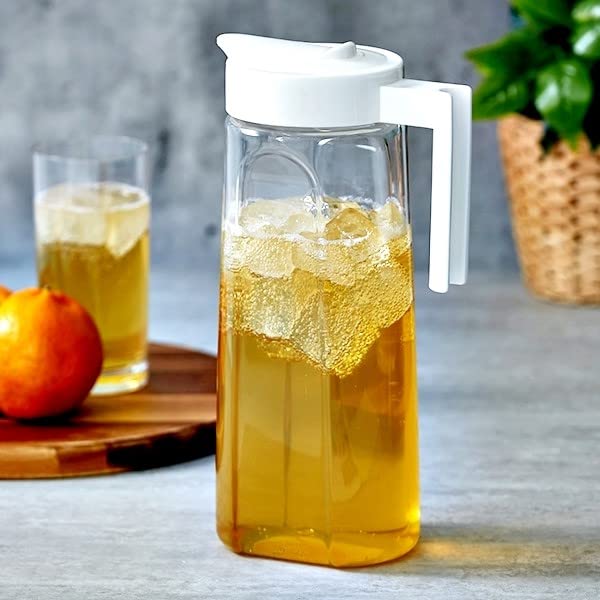 Amazing Abby Slim Tritan Pitcher is dishwasher-safe for quick cleanup.