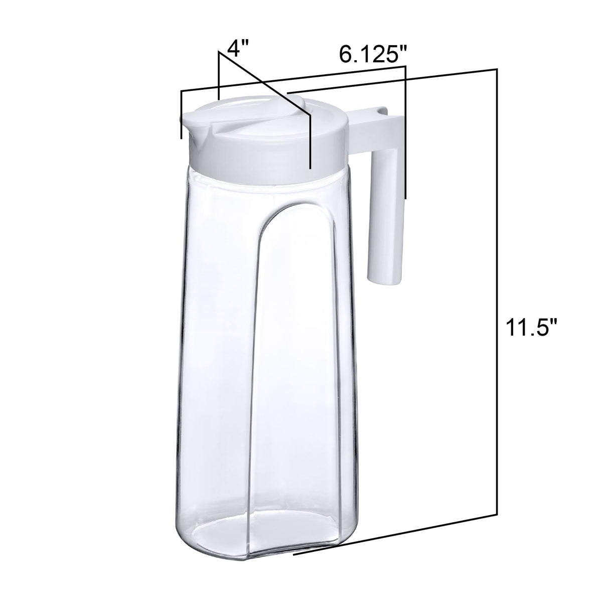 Amazing Abby Slim Tritan Pitcher ideal for indoor and outdoor gatherings.