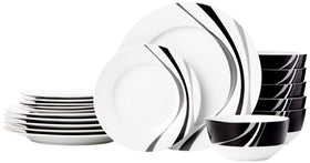 Amazon Basics swirl dinner plates for everyday meals