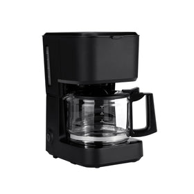 Amazon Basics 5-cup coffee maker with glass carafe for quick, drip-free pours