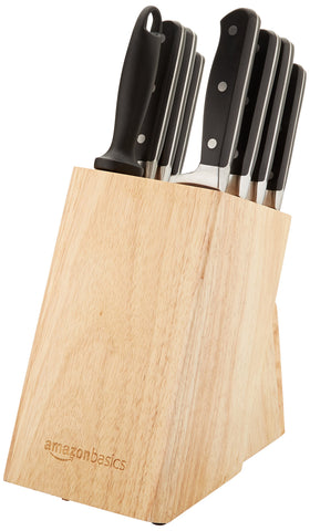 Amazon Basics 7-inch Santoku knife for versatile, efficient cutting.