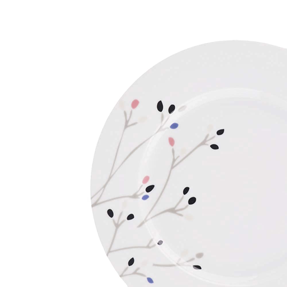 Amazon Basics Branches bowls shown stacked, microwave-safe and dishwasher-safe for easy cleanup.