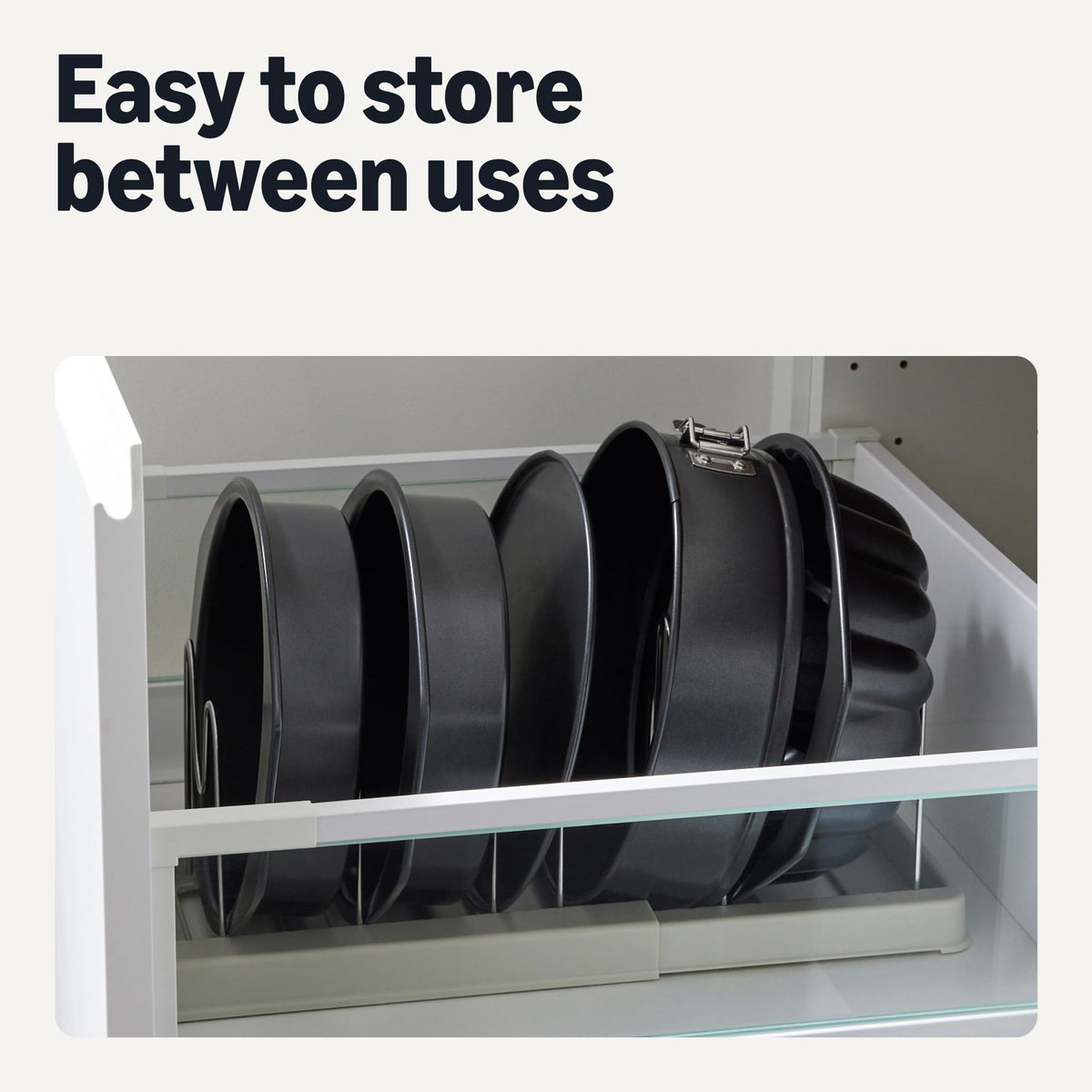 Amazon Basics Bundt pan dishwasher-safe for simple cleanup after use.