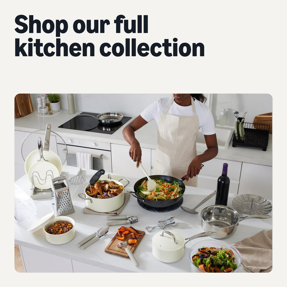 Amazon Basics glass and plastic lids for clear visibility
