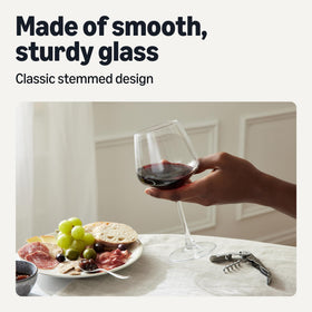 Amazon Basics classic design suited for casual dinners and special occasions.