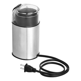 Amazon Basics grinder with heavy-duty stainless-steel blade for consistent results