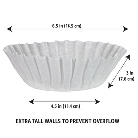Amazon Basics compostable design coffee filters support eco-friendly coffee service.