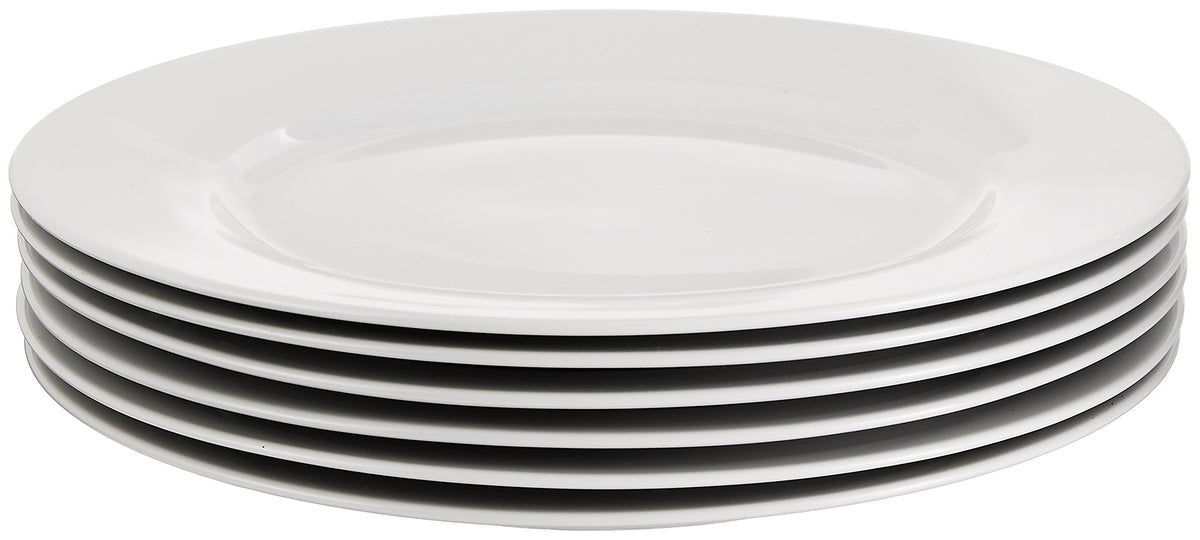 Amazon Basics plate ready for microwave use and quick reheats.