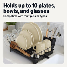 Amazon Basics 15.2 by 11.6-inch rack fits standard countertops.
