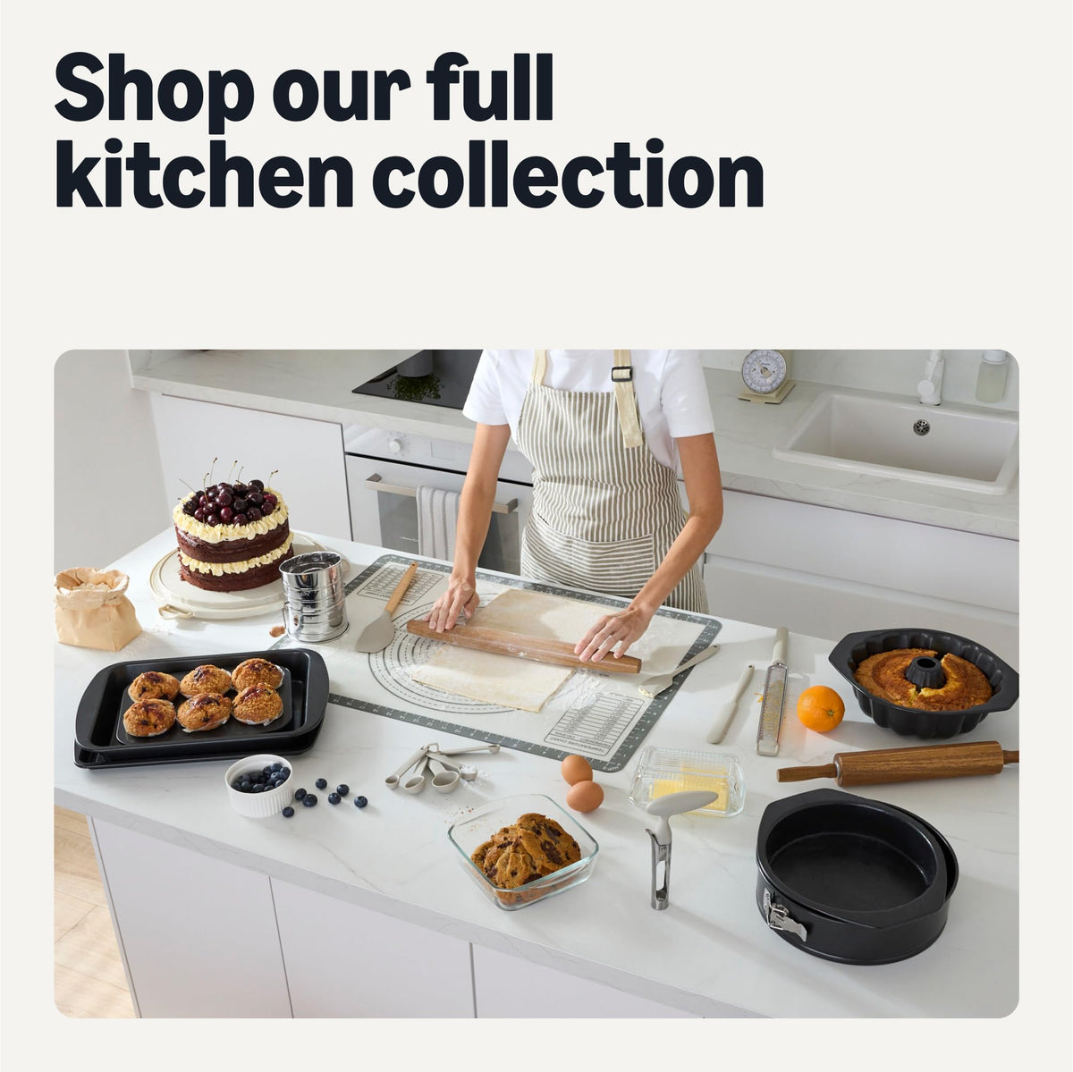 Amazon Basics bakeware transitions from oven to freezer with ease.