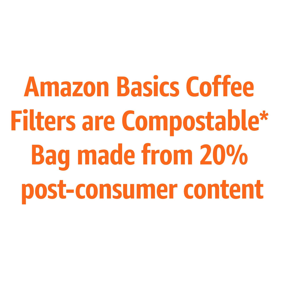 Amazon Basics packaging uses 20% post-consumer recycled plastic.
