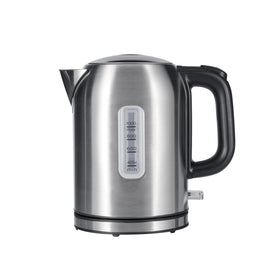 Amazon Basics electric kettle 1L on base for cordless serving