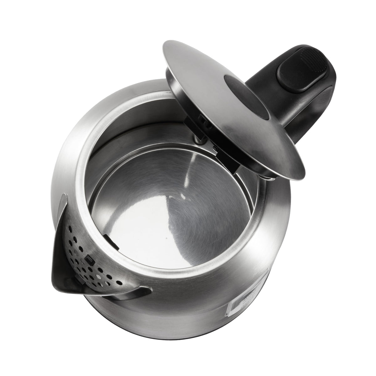 Amazon Basics kettle fast boil visual highlighting quick hot water